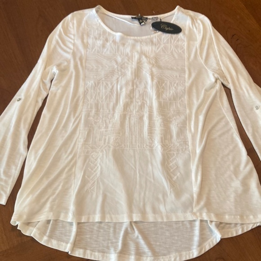 🌸NWT CUPIO Long Sleeved Tunic Top - size Womens Med